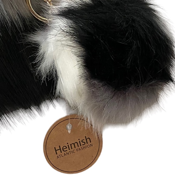 Heimish Atlantic Fashion Faux Fur Purse with Goldtone chain strap New with tags - Picture 4 of 6